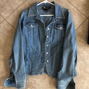 Christine Alexander Jean jackets. Size Large